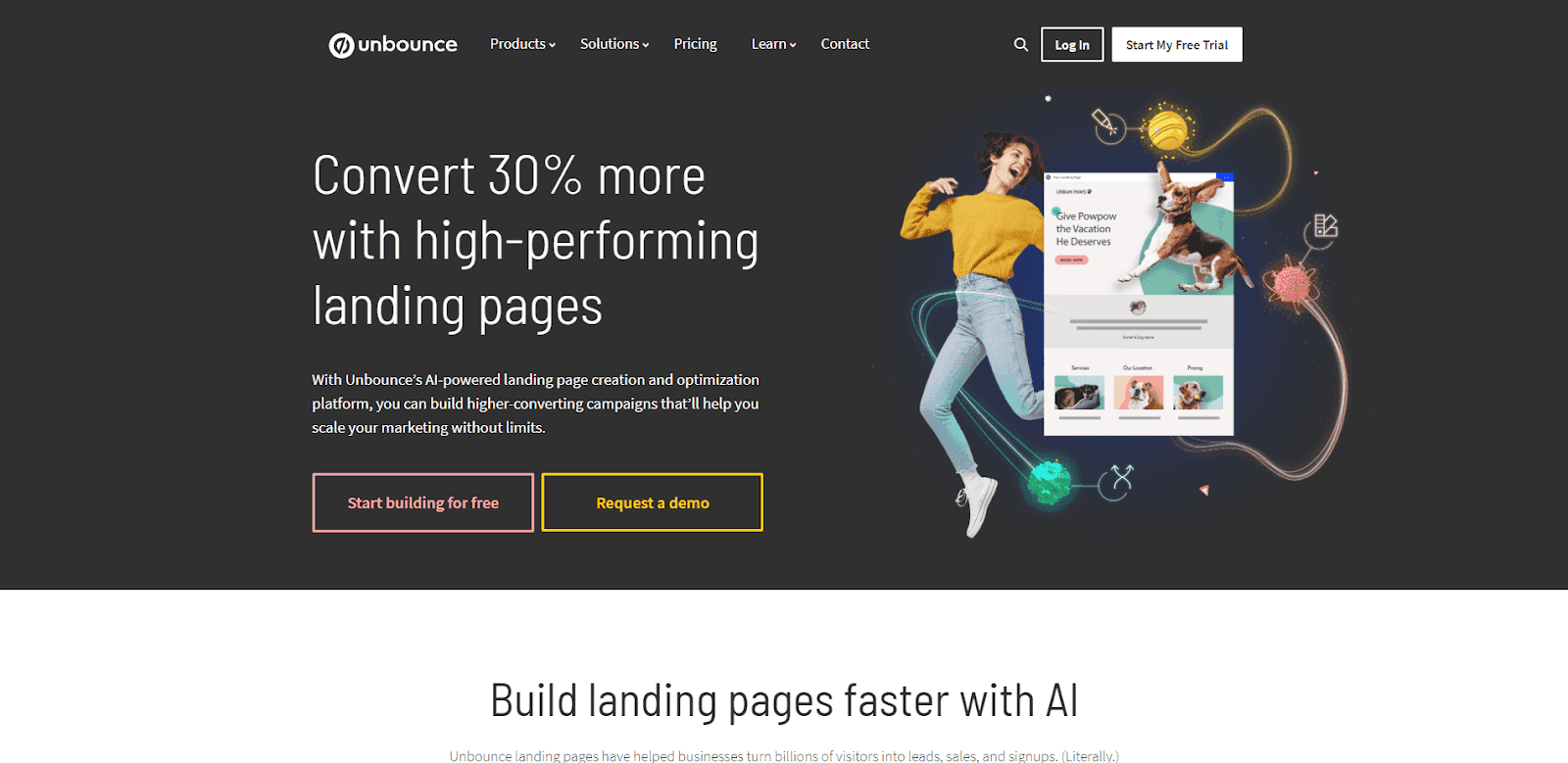 Unbounce - all about landing pages