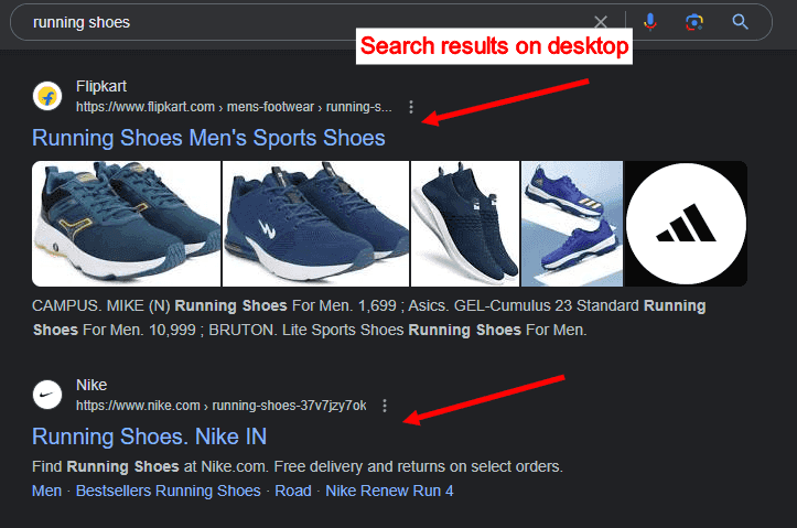 Running Shoes - Google search result