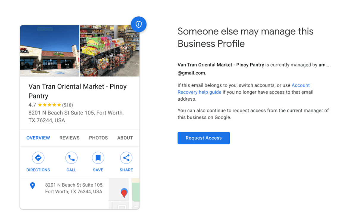 What if someone else has claimed your business listing on Google Maps