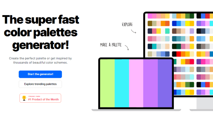 Coolors - The super fast color palettes generator!