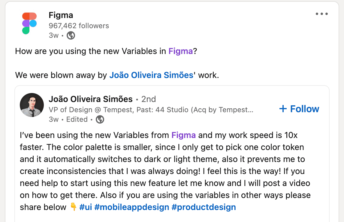 How are you using the new variables in Figma