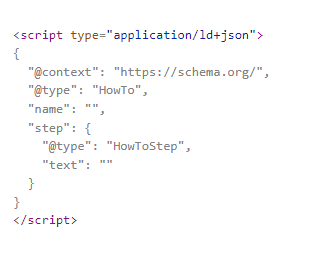 JSON-LD structured data Markup