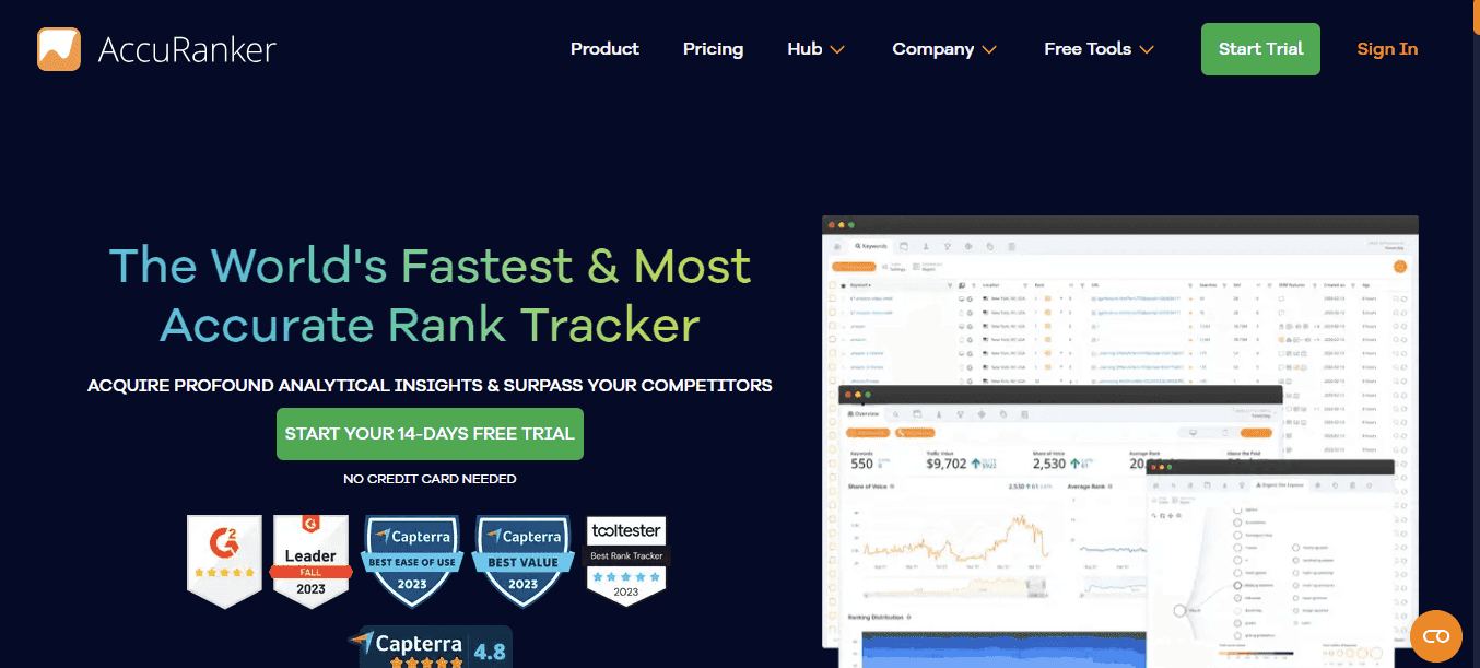 Accuranker YouTube Rank Tracker