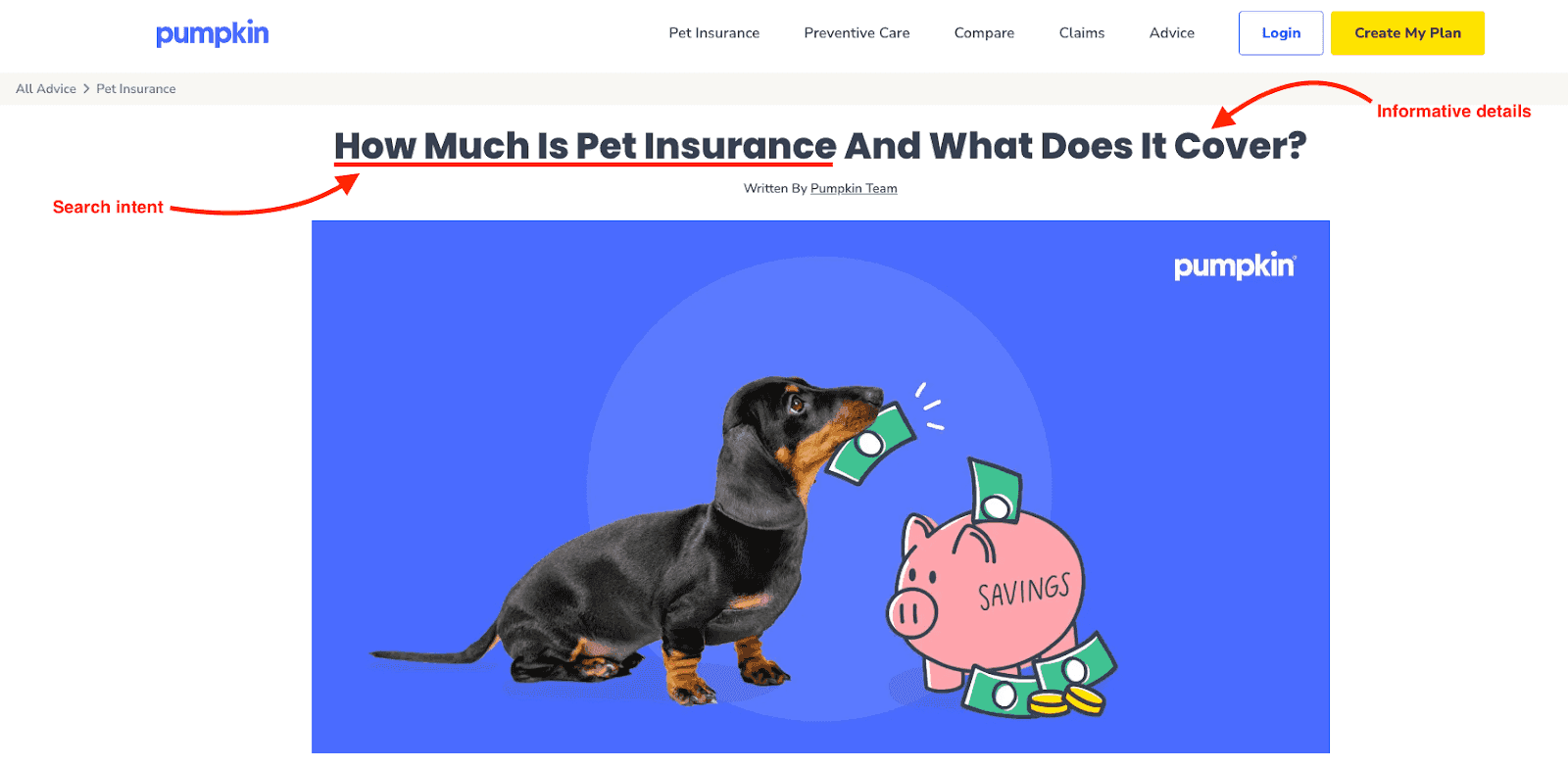 Pet Insurance costs keyword